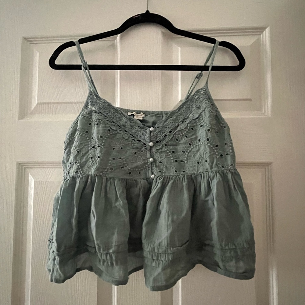 American Eagle Top with Pearl like beads size medium - Picture 1 of 2
